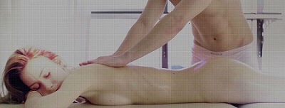 Sensual yoni massage for woman